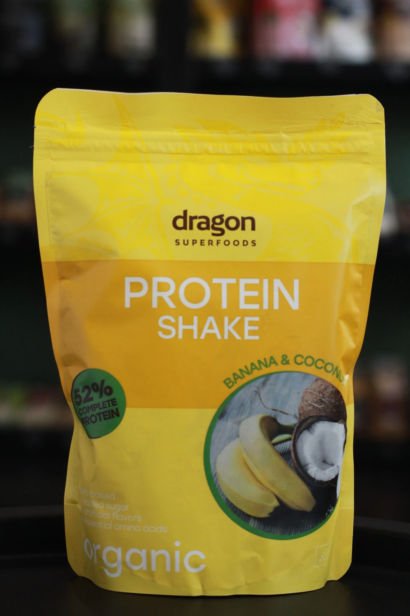 bio-proteinov-sheyk-banan-i-kokos-dragon-superfoods-450-g Био протеинов шейк банан и кокос Dragon Superfoods, 450 г - Image 1