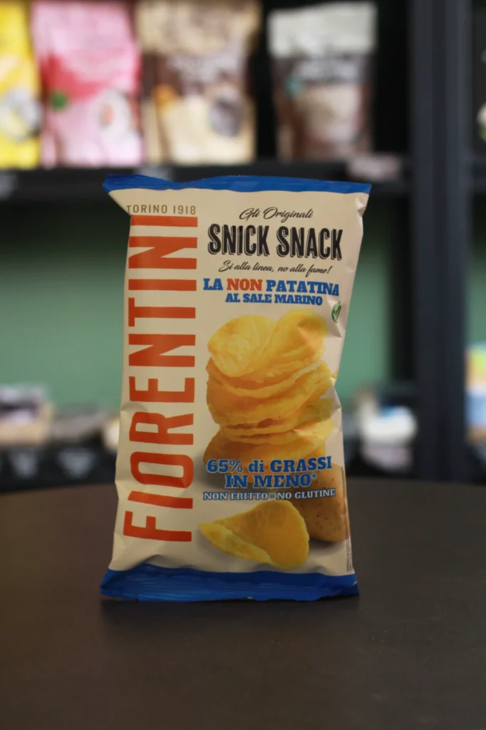 Не пържен картофен чипс Fiorentini Snik Snak 70 грама здравословен солен снакс от фермерски магазин Дружба